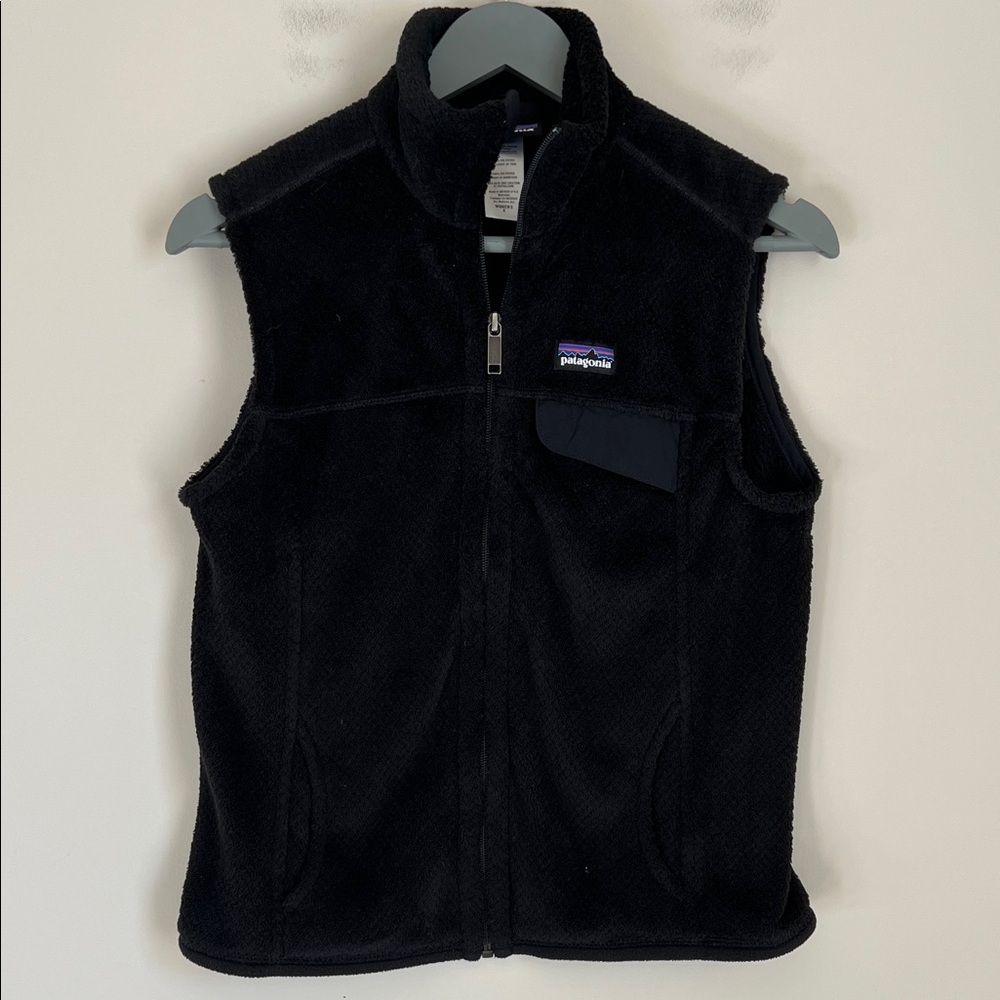 Patagonia Women's‎ Fleece Vest Re Tool Black Size Small Polartec